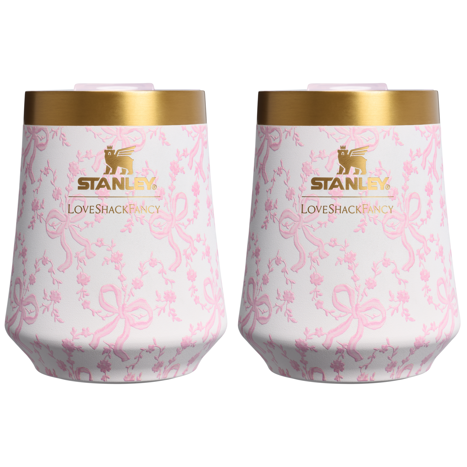 Stanley 1913 x LoveShackFancy Holiday The Reserve Wine Tumbler Set | 11 OZ (2-pack)